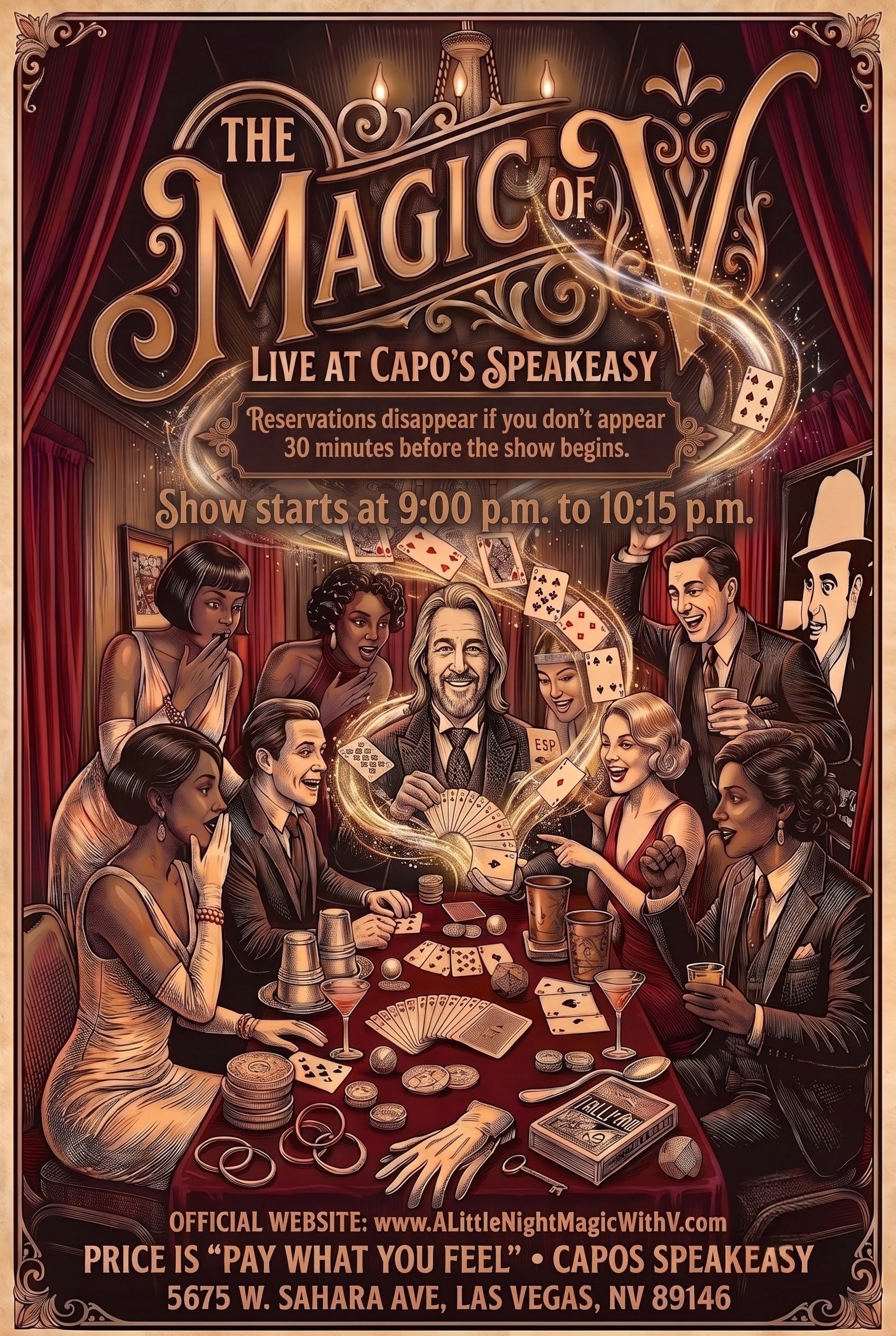 The Magic of V — Live at Capo's Speakeasy